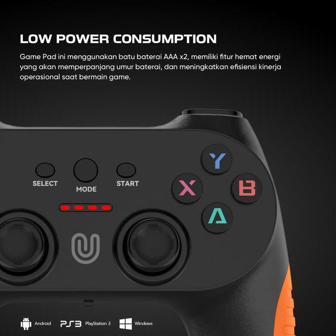 HARGA DISC - Gamepad Wireless Unitech 2.4G CM-039 untuk Hp Android Tablet PS3 Laptop Joystick Game P