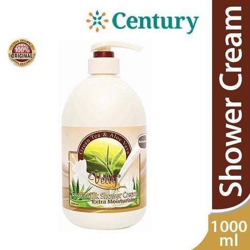Velvy Goats Milk Shower Cream Green Tea & Aloe Vera 1000ml