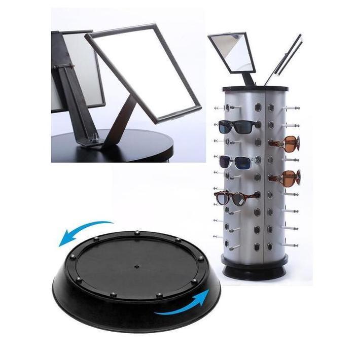 rak pajangan kacamata 36/44/Set Display Rak Kaca Mata Bulat Pajangan Kaca mata putar