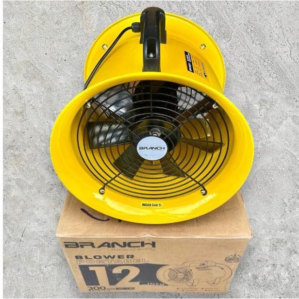 BLOWER PORTABLE VENTILATOR 12" EXHAUST FAN 12 INCH MESIN BLOWER INDUSTRI