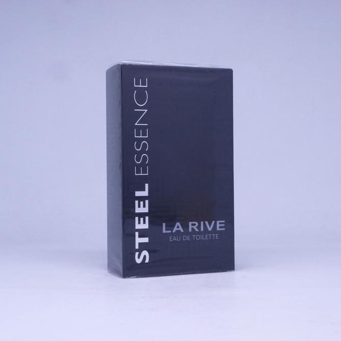 NEW LA RIVE PARFUM ORIGINAL STEEL ESSENCE MAN 100 ML ORI