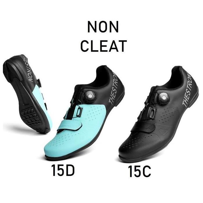 Sepatu Sepeda Speed Tanpa No Non Cleat Cleatless Cycling Sport