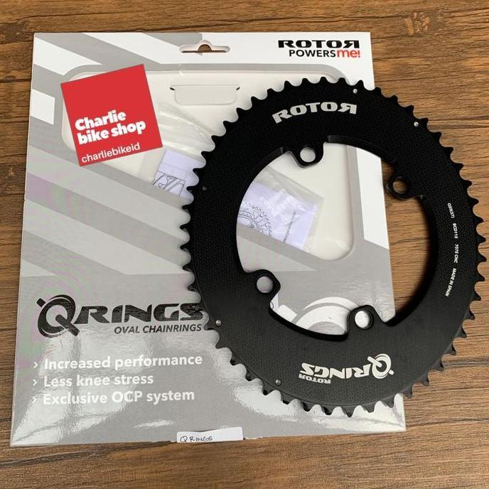 Chainring Rotor Qrings Oval for Sram AXS BCD 110x4 Outer Chainring