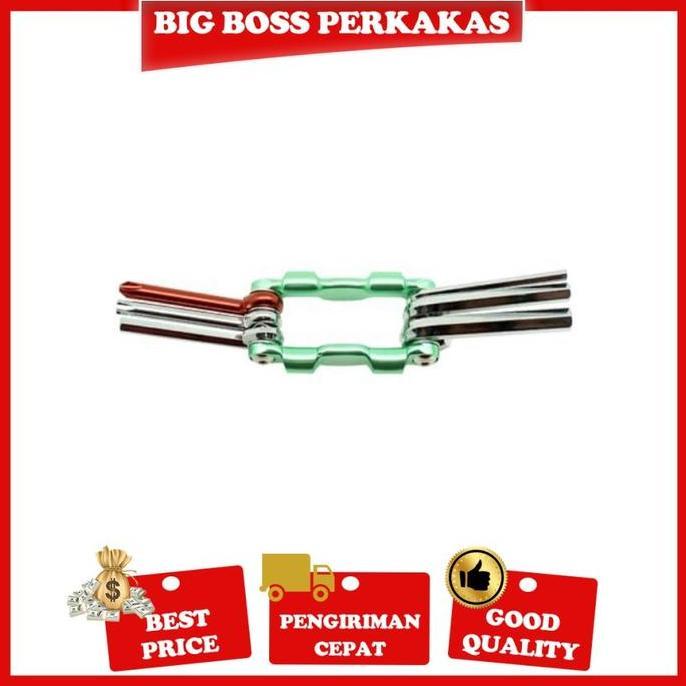 TEKIRO KUNCI SEPEDA SET 6 PCS /KUNCI L SEPEDA