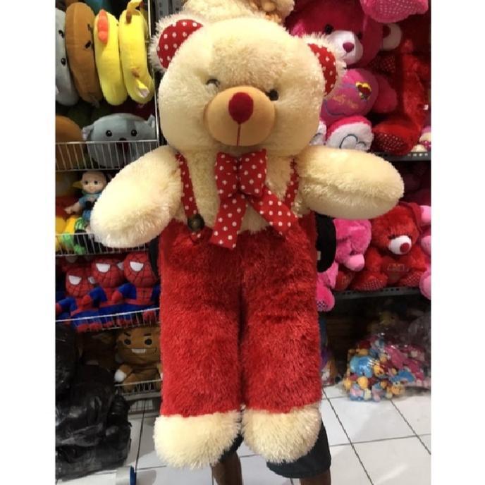 Grosir Boneka Teddy Bear Jumbo Ukuran 1 Meter Boneka Plupi Jumbo Boneka Beruang Jumbo