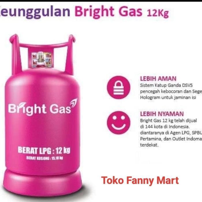 Bright Gas 12 kg  Tabung + isi