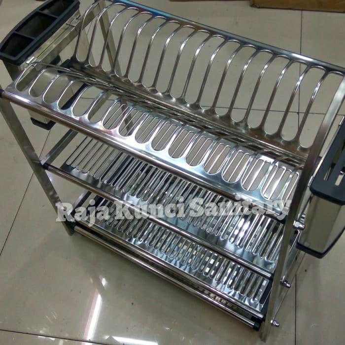 Rak Piring Knokers WDJ 650 Stainless SUS 304 /Rak Piring Stainless 304