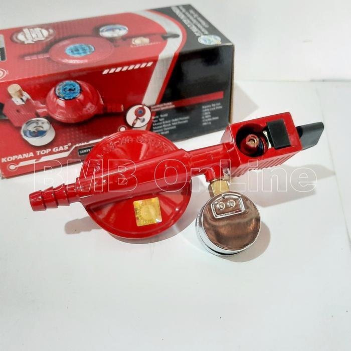 Regulator Kompor Gas Elpiji Kopana Pertamina TOPGAS Safety Lock Prime Original