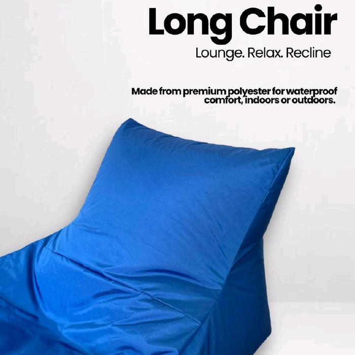 Bean Bag Long Chair Murah Meriah + Isinya, WATERPROOF.