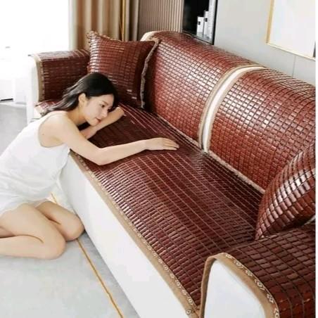 karpet duduk/alas tidur bambu uk (100X200)cm