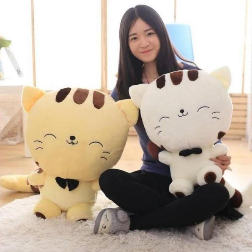 Awet Boneka Kucing Import 2 Warna Super Jumbo/ Boneka Berkwalitas Keberuntungan