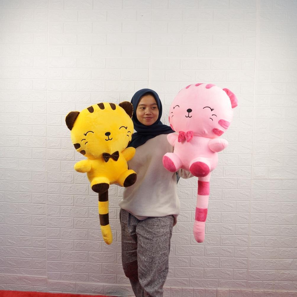 Grosir Boneka Kucing Import 2 Warna Super Jumbo/ Boneka Berkwalitas Keberuntungan