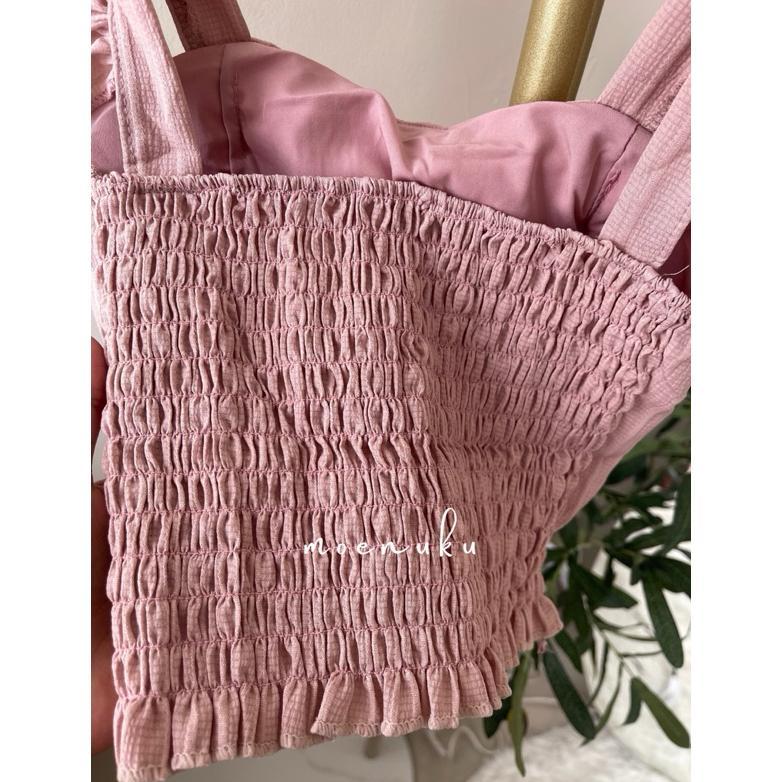 Garansi Slim Only  Tanktop Simpul Pita Tanktop Crop Top Tanktop Seksi Tanktop Wanita