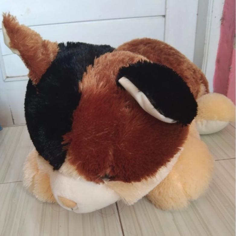 Saless Boneka Kucing Jumbo Boneka Kucing Anggora Belang Boneka Kucing Persi Besar 1Meter Kucing Main