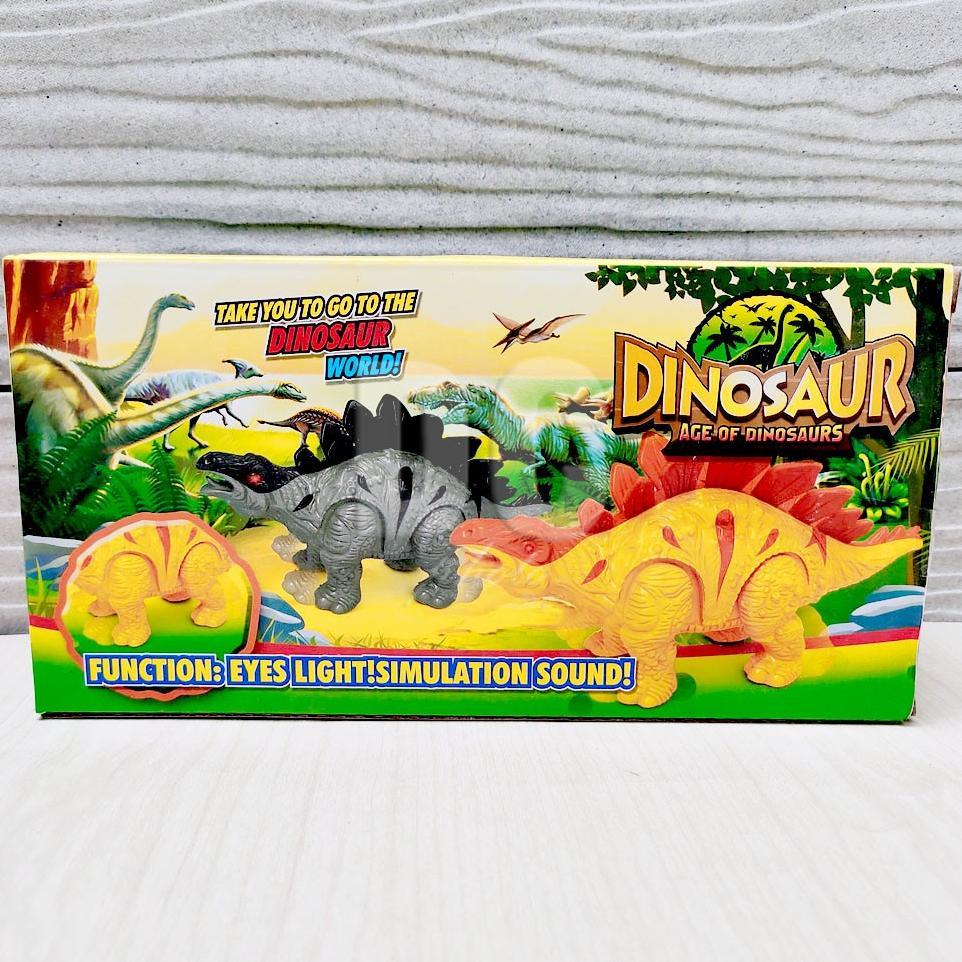 Discount Tga Dinosaur Stegosaurus Warna Random Mainan Robot Dino Dinosaurus Bersuara & Berjalan Mata