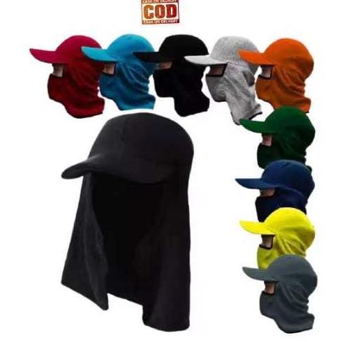 Favorit Murah Topi Jepang Topi Masker Mancing Topi Petani Topi Jepang Anti Panas Topi Anti Debu Vol 