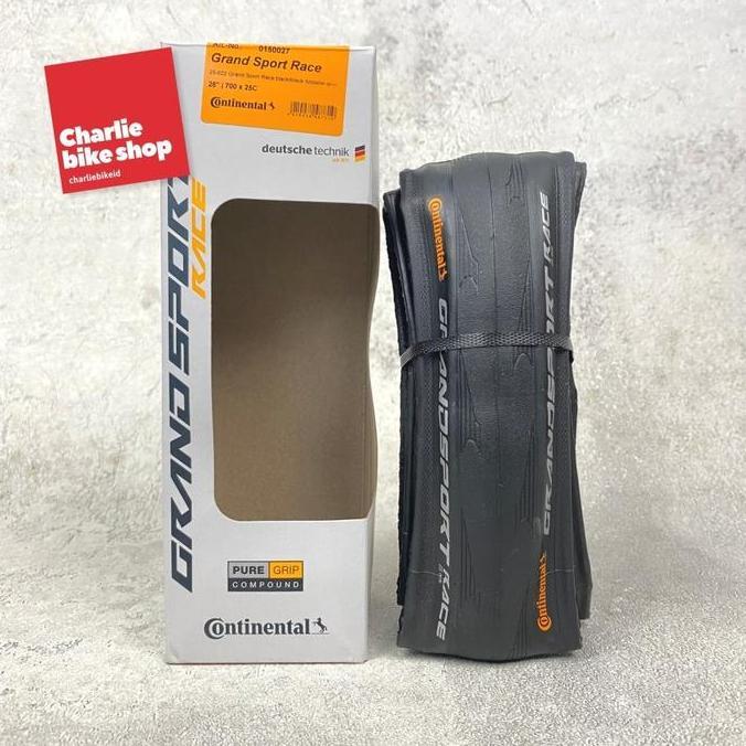 Ban Luar Continental Grand Sport Race Clincher - Black/Black