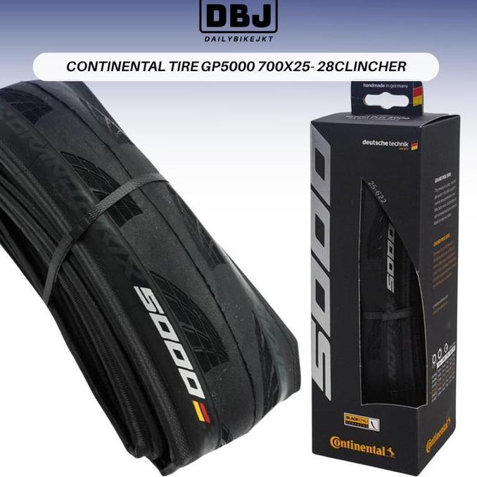 Continental GP5000 700x25C 700x28C Clincher Original Ban Luar Continental 700C