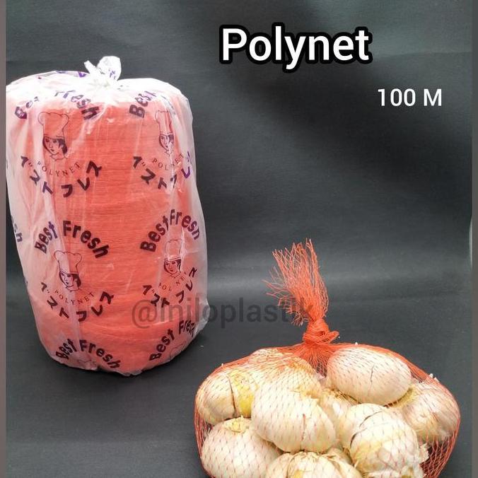 Kantong Jaring Untuk Buah Polynet Merah/ Jaring Sayur, Bawang, Buah