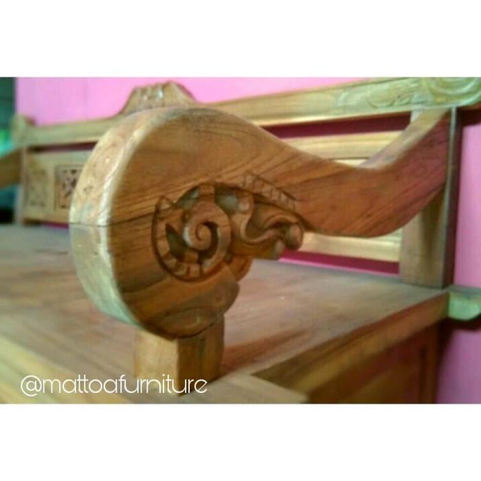 bench bangku bale risban jodang 200*80*95cm jati lawas