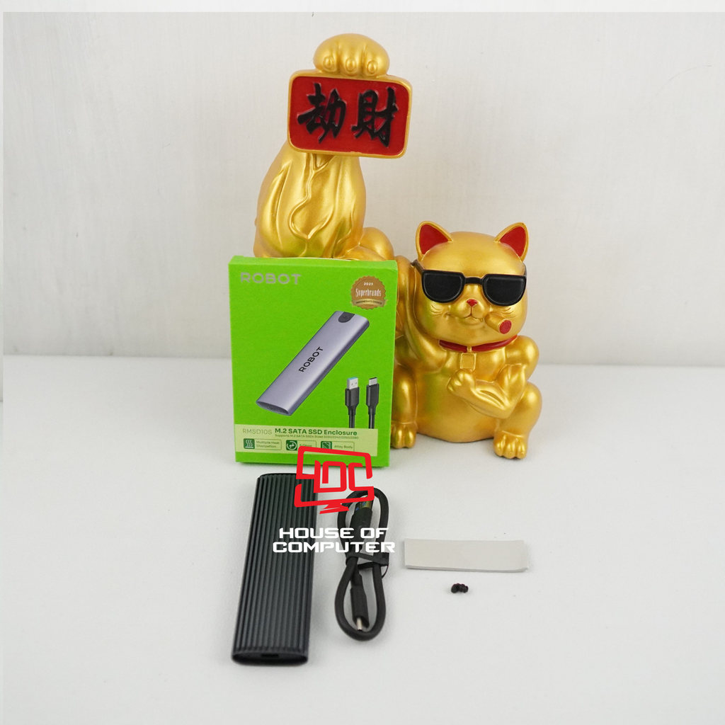 CASE SSD M.2 SATA/NGFF ROBOT RMSD10S ENCLOSURE 5GBPS - ABU