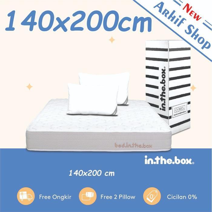 SPRING BED KASUR IN THE BOX inthebox 140x200 (Custom Size)