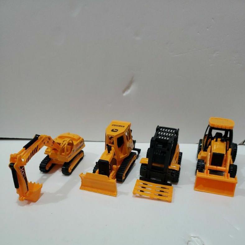 ready stock contruction car metal-mobil bego die cast alat berat mainan anak dari besi constructuon 