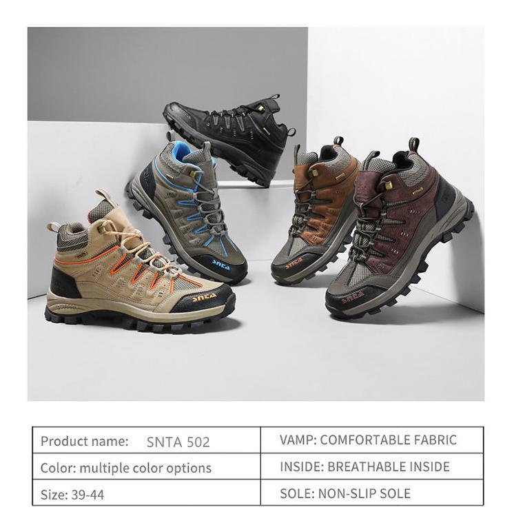 Official Sepatu Gunung Snta 481 - 8  Warna Adventure Trekking Hiking Outdoor + Free Tali Cadangan + 