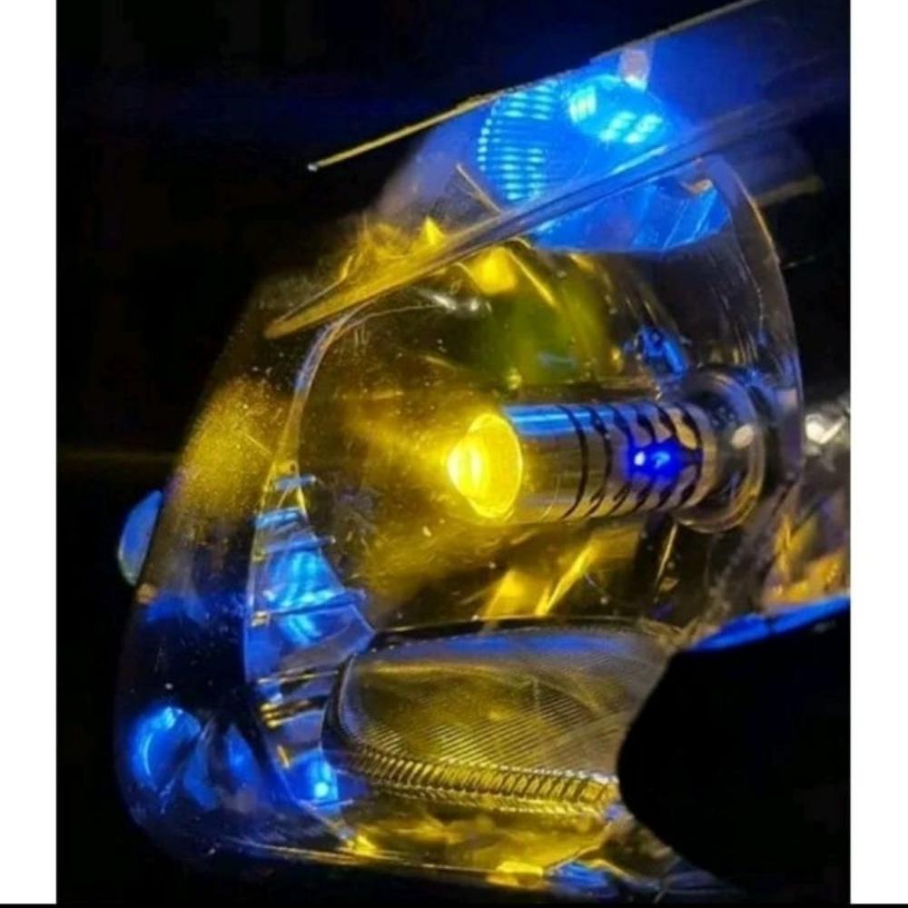 Disc Lampu Utama Lampu Depan Led H6 Laser Plus Senja Hi Low Putih Kuning Ac Dc 2Pcs Vario Old Jupite