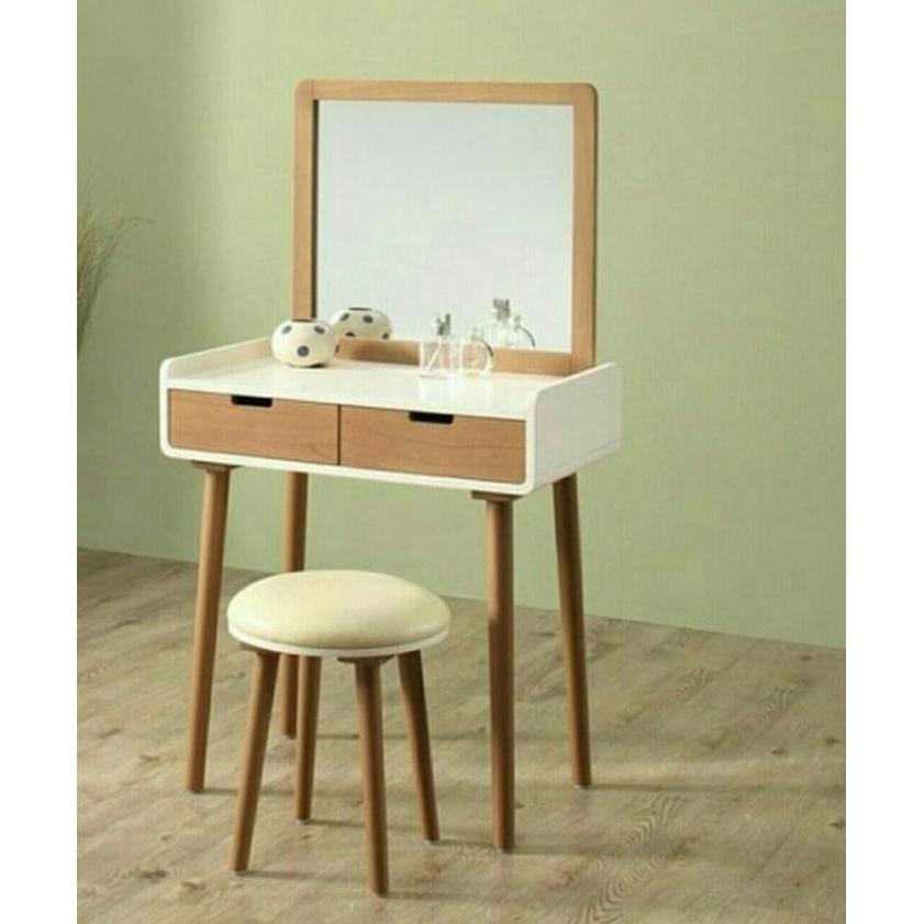 Meja Rias Tolet Cat Duco Retro Vintage Minimalis