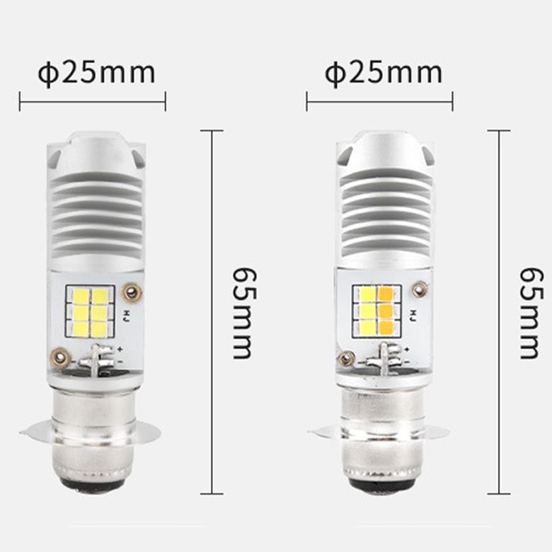 Bergaransi Seametal Lampu Led Motor Super Terang H6 M5 P15D Bohlam Lampu Depan Sepeda Motor Led Canb