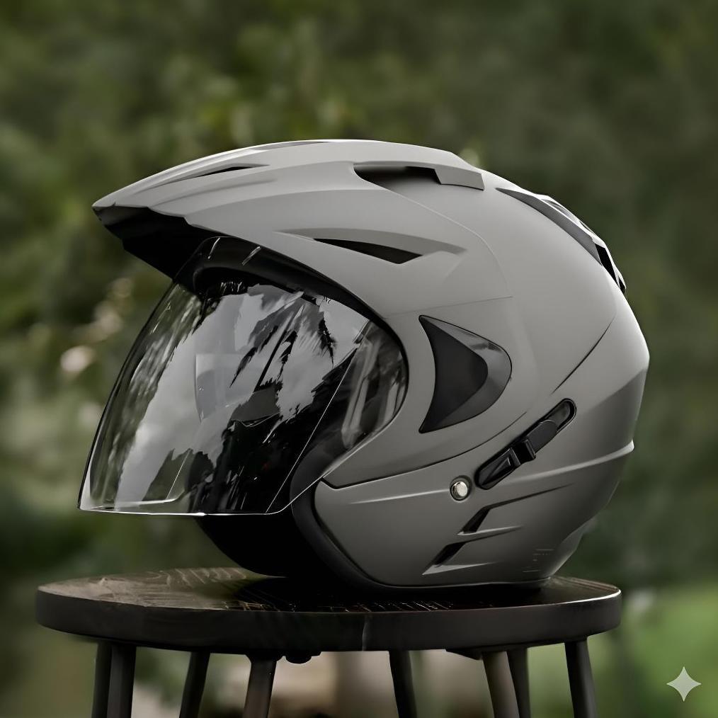 Discount Helm Ink Double Visor Merk Ykt Original Sni - Helm Dewasa Wanita Pria Visor Ganda