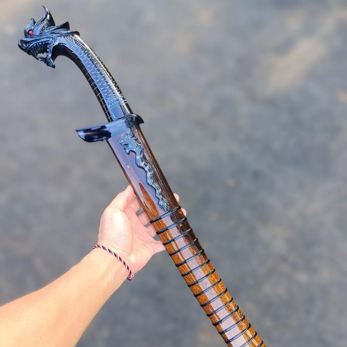 Golok Baja Per 50cm Ukir Naga