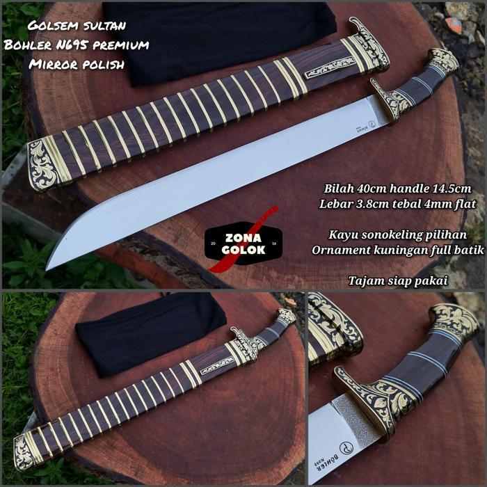 GOLOK SEMBELIH BAJA BOHLER N695 40CM PREMIUM KUALITAS SUPER TAJAM
