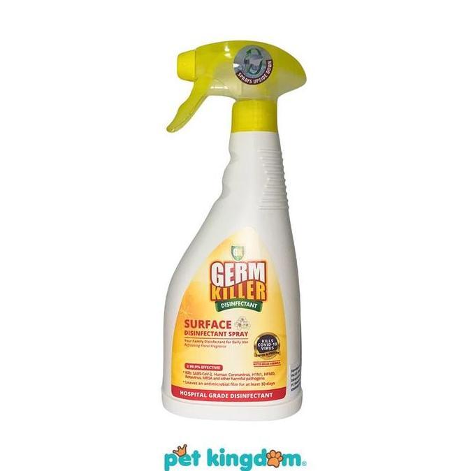Pet Kingdom Germ Killer 500 ml Spray Disinfektan Permukaan Antiseptik Semprot Pembasmi Virus Cairan 