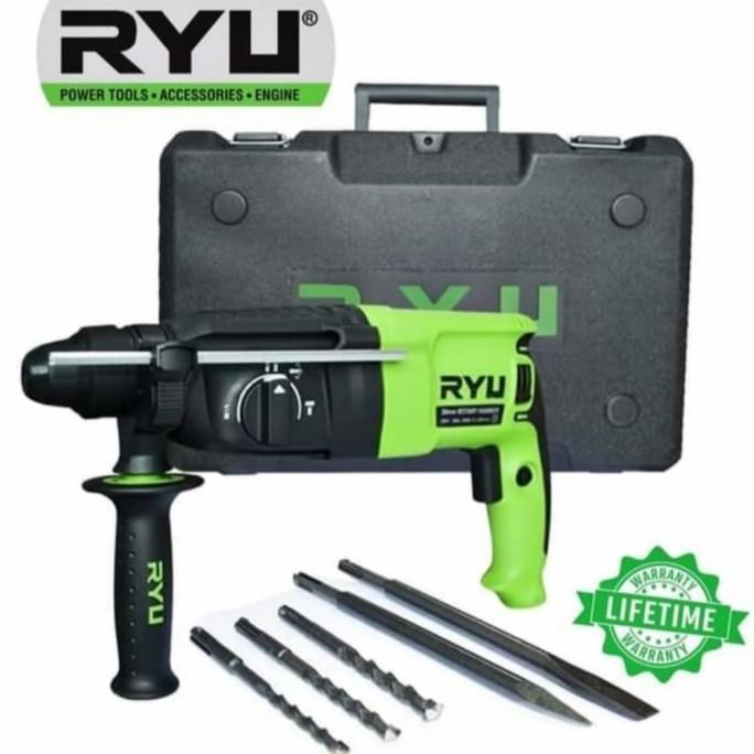 Mesin Bor Beton Bobok SDS Plus RYU RRH 26 Hammer RYU RRH26 TEKIRO