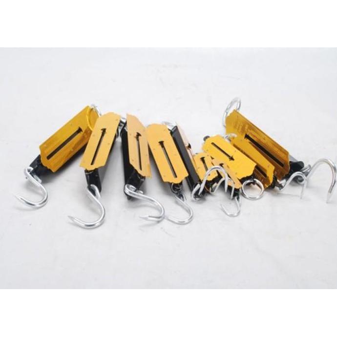 Timbangan VEER Manual Ikan, Laundry Gantung Per Kuningan 25 / 50 KG