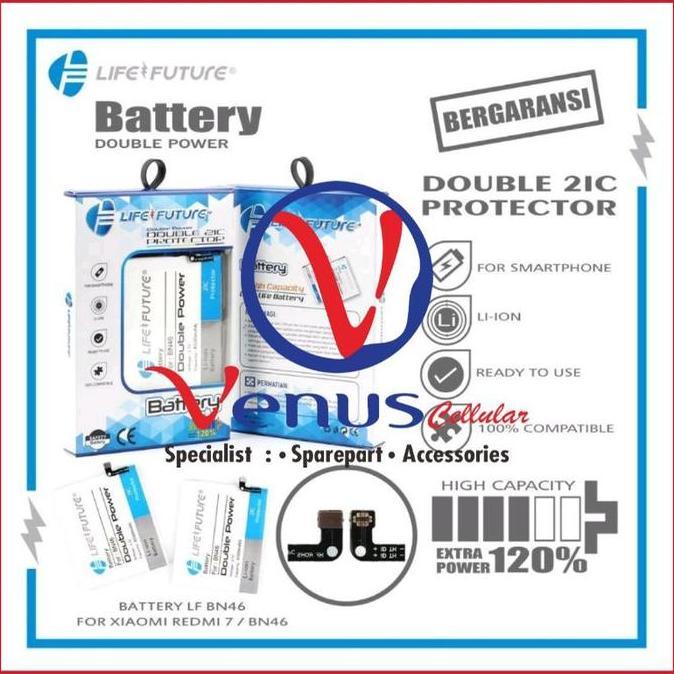 BATTERY DOUBLE POWER LIFE FUTURE BN46/ REDMI 7/REDMI NOTE 8