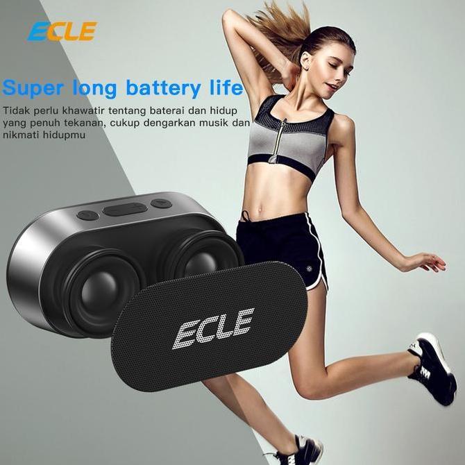 ECLE Mini Speaker Bluetooth Nirkabel Portable Speaker Fungsional Super