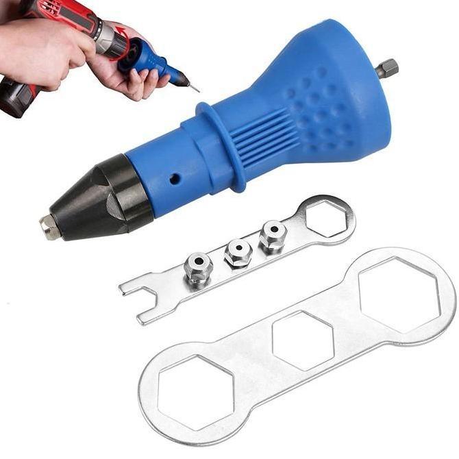Rivet Gun Tools Adapter For Cordless Drill Auto Riveter Adaptor Rivet