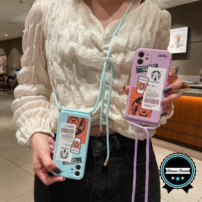 SS195 SOFTCASE SLINGCASE WARNA ARMY LANYARD BRAND REALME C2 5 5I 5S C3