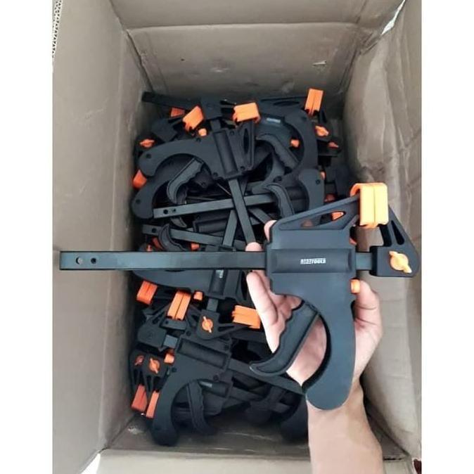 F clamp penjepit kayu 6 inch ratchet klem 6" BODY BESAR