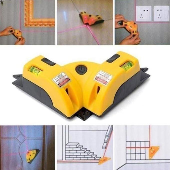 Laser Level Square 90 Waterpass Alat Laser Siku Waterpas Line Sudut