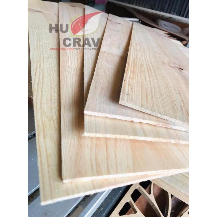3mm Rak Papan Kayu Jati Belanda atau Kayu Pinus Tanpa Bekas Paku BARU