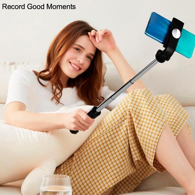 INONE Tongsis Selfie Stick Remote Bluetooth Stand Holder 360 Derajat