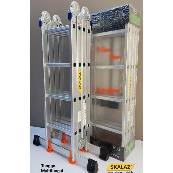 Tangga Aluminium Multipurpose 5,8 mtr Merk SKALAZ