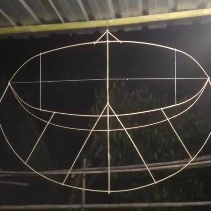 KERANGKA LAYANGAN PEGON 1 METER BONUS SENDAREN