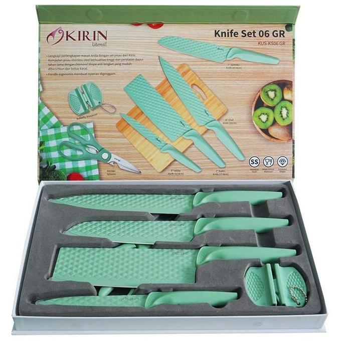 SET KIRIN/KNIFE SET KIRIN Stenlies Steel Knife 6 Pcs
