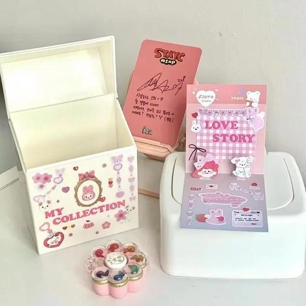 HARD BOX PHOTOCARD LOMOCARD STORAGE BOKS STATIONERY ALAT TULIS ANAK WADAH PC TEMPAT PENYIMPANAN KPOP