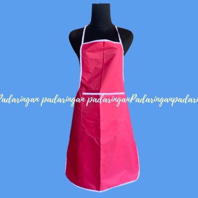 Celemek masak polos  celemek anti air  celemek dapur celemek parasut celmek apron masak Kain dewasa